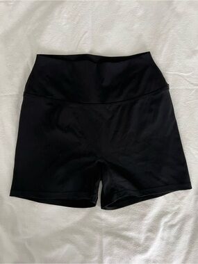 Women's High-Waist Black Active 3 inch bike Shorts size small